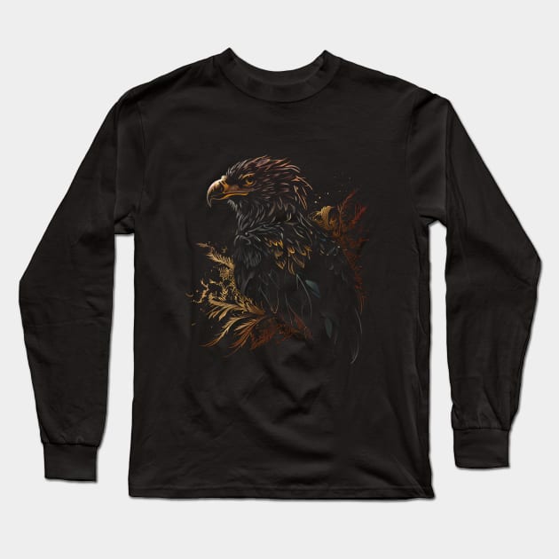 Eagle bird Long Sleeve T-Shirt by gblackid